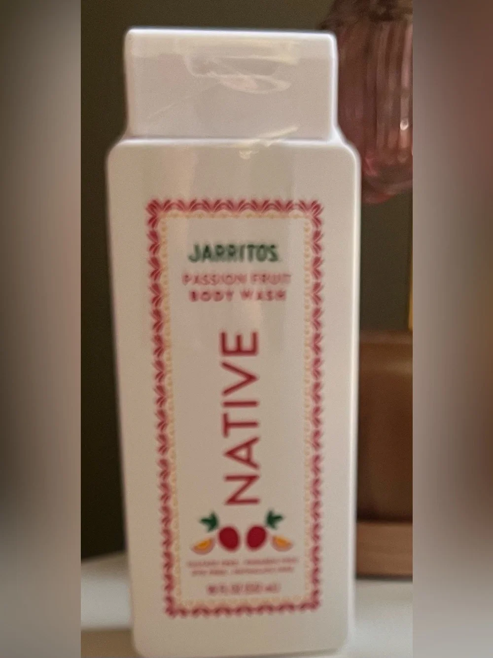 Native Limited Edition Jarritos Passion Fruit Body Wash Full Size 18 Ounces New!